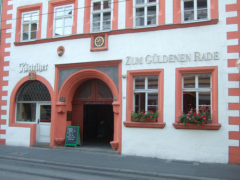 2009-08- (258).JPG - Gasthof "Zum Güldenen Rade" - mit gemütlichem Biergarten